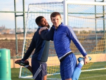 Фоторепортаж с вечерней тренировки «Окжетпеса» 