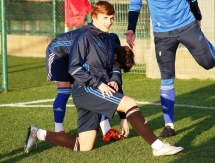 Фоторепортаж с вечерней тренировки «Окжетпеса» 