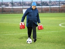 Фоторепортаж с вечерней тренировки «Окжетпеса» 