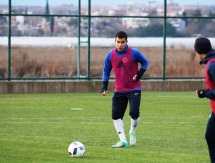 Фоторепортаж с вечерней тренировки «Окжетпеса» 