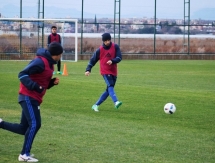 Фоторепортаж с вечерней тренировки «Окжетпеса» 