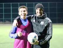 Фоторепортаж с вечерней тренировки «Окжетпеса» 