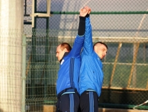 Фоторепортаж с вечерней тренировки «Окжетпеса» 