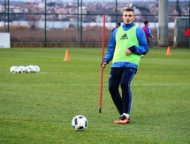 Фоторепортаж с вечерней тренировки «Окжетпеса» 