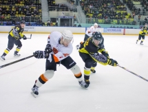 Фоторепортаж с матча ВХЛ «Сарыарка» — «Молот-Прикамье» 4:3 ОТ