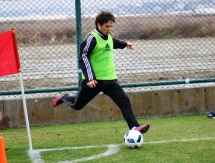 Фоторепортаж с утренней тренировки «Окжетпеса»