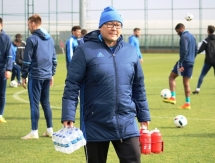 Фоторепортаж с утренней тренировки «Окжетпеса»