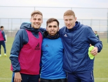 Фоторепортаж с утренней тренировки «Окжетпеса»