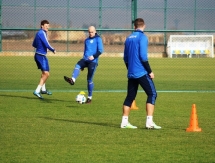 Фоторепортаж с утренней тренировки «Окжетпеса»