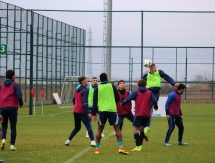 Фоторепортаж с утренней тренировки «Окжетпеса»