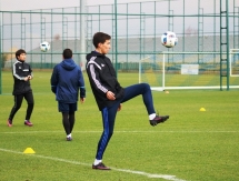 Фоторепортаж с утренней тренировки «Окжетпеса»