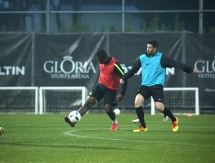 Фоторепортаж с тренировки «Кайрата»