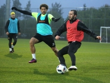 Фоторепортаж с тренировки «Кайрата»