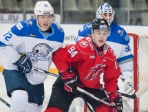 Фоторепортаж с матча КХЛ «Металлург» Новокузнецк — «Барыс» 2:4