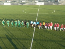 Фото с товарищеского матча «Тобол» — «Шамкир» 1:1