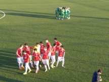 Фото с товарищеского матча «Тобол» — «Шамкир» 1:1