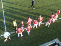 Фото с товарищеского матча «Тобол» — «Шамкир» 1:1