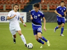 Фоторепортаж с матча Мемориала Гранаткина-2017 Греция — Казахстан 1:2