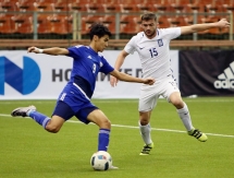 Фоторепортаж с матча Мемориала Гранаткина-2017 Греция — Казахстан 1:2