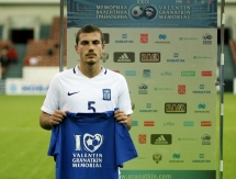 Фоторепортаж с матча Мемориала Гранаткина-2017 Греция — Казахстан 1:2