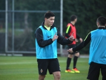 Фоторепортаж с тренировки «Кайрата» на УТС