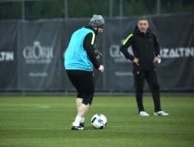 Фоторепортаж с тренировки «Кайрата» на УТС