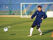 Фоторепортаж с вечерней тренировки «Окжетпеса»