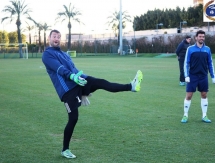Фоторепортаж с вечерней тренировки «Окжетпеса»