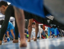 Фоторепортаж с тренировок сборной Казахстана в Академии AIBA