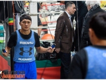 Хусаинов и Джукембаев провели открытую тренировку