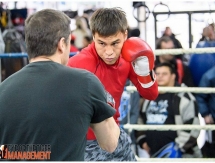 Хусаинов и Джукембаев провели открытую тренировку