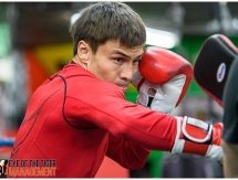 Хусаинов и Джукембаев провели открытую тренировку