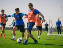 Фоторепортаж с тренировки «Астаны»