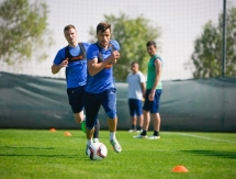 Фоторепортаж с тренировки «Астаны»