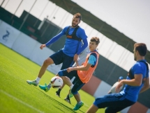 Фоторепортаж с тренировки «Астаны»