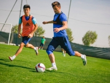 Фоторепортаж с тренировки «Астаны»