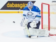 Фоторепортаж с матча КХЛ «Динамо» Рига — «Барыс» 2:3