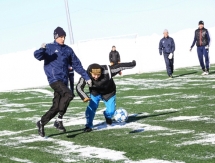 Казахстанские боксеры сыграли в футбол во время УТС