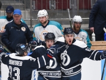 Фоторепортаж с матча ВХЛ «Динамо» Санкт-Петербург — «Торпедо» 3:2 ОТ