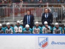 Фоторепортаж с матча ВХЛ «Динамо» Санкт-Петербург — «Торпедо» 3:2 ОТ