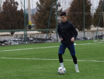 Фоторепотаж с тренировки дубля «Астаны» в Шымкенте