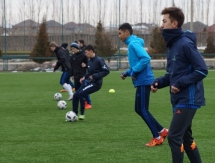 Фоторепотаж с тренировки дубля «Астаны» в Шымкенте