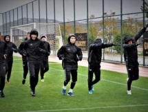 Фото с тренировки «Алтая» 9 января