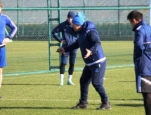 Фоторепортаж с утренней тренировки «Окжетпеса» 