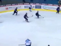 Видео шайб матча КХЛ «Медвешчак» — «Барыс» 4:5