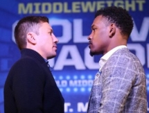 Головкин и Джейкобс провели дуэль взглядов в Лос-Анджелесе