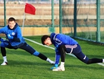 Фоторепортаж с вечерней тренировки «Окжетпеса» 