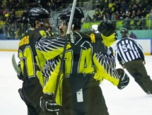 Фоторепортаж с матча ВХЛ «Сарыарка» — «Молот-Прикамье» 4:3 ОТ