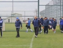 Видео с тренировки «Окжетпеса» 13 января