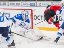 Фоторепортаж с матча КХЛ «Металлург» Новокузнецк — «Барыс» 2:4